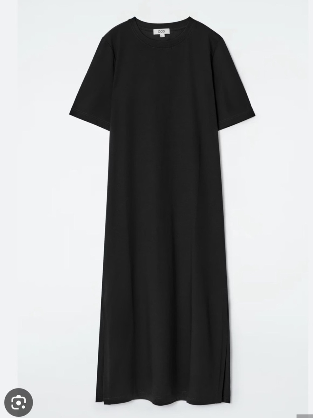 COS Midi Cotton T-Shirt Dress with Side Slits